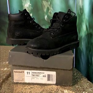 Black Timberlands Kids